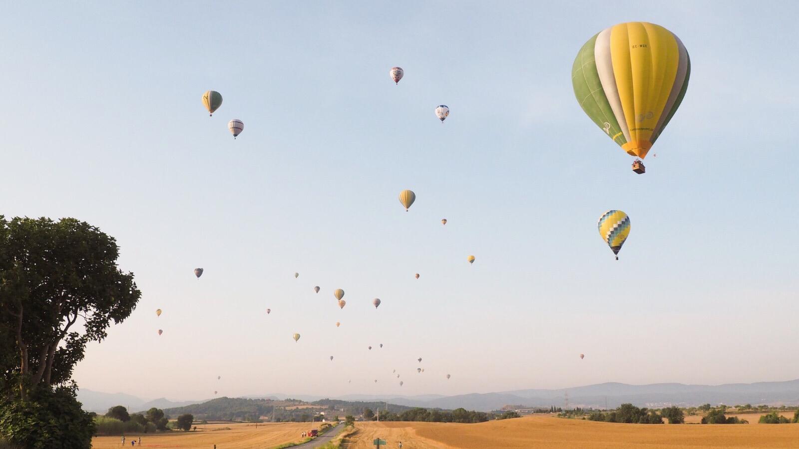 Festival de globus aerostàtics a Catalunya