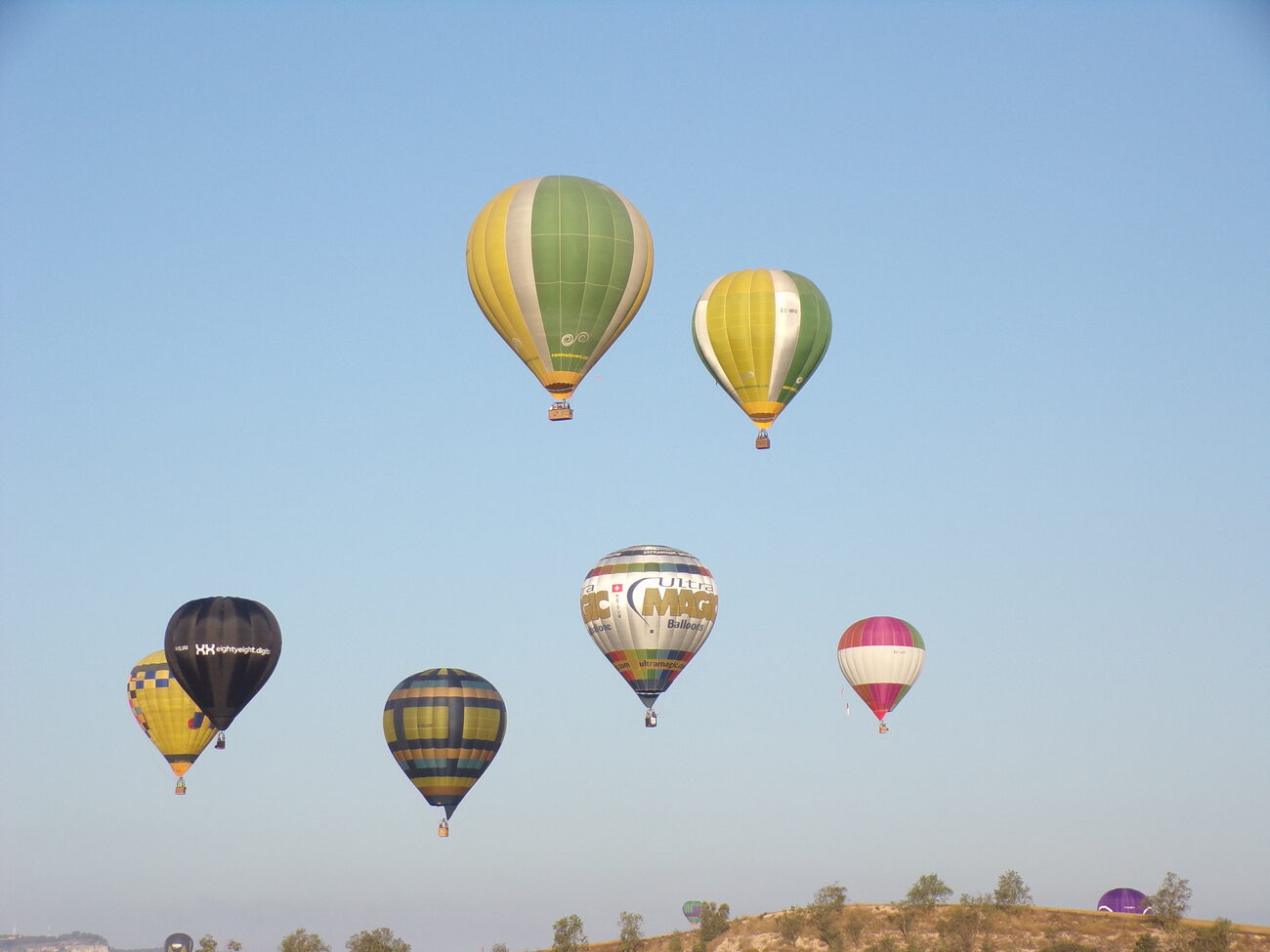 balloons at the European Balloon Festival in Igualada, Anoia