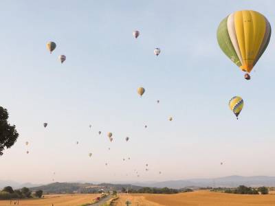 Balloon festival in Igualada 