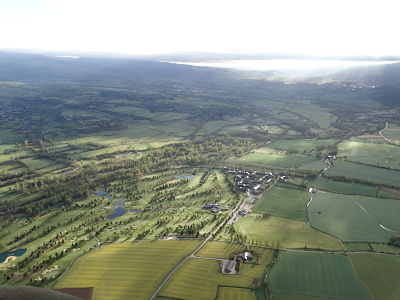 Vol en globus sobre la Cerdanya, Catalunya